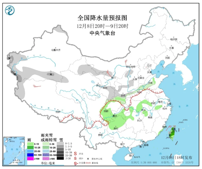 最新中国的中风险区