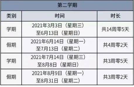 北京小学开学时间最新消息